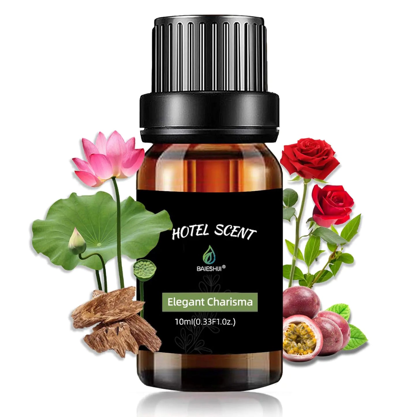 Hotel Scents Elegant Charisma 10ML Essential Oil Inspired by Shangri-La Hotel Hotel Diffuser Oil with Cedarwood and Sandalwood Luxury Home Aromatherapy Fragrances Oil